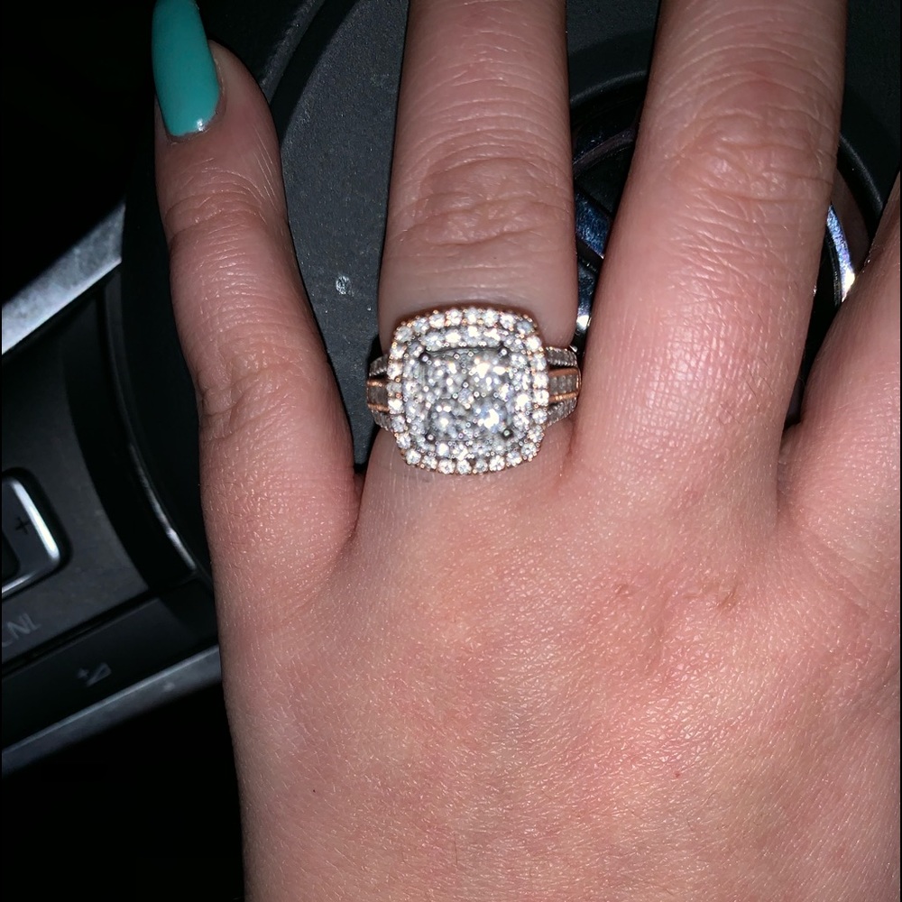 2 caret diamond wedding ring